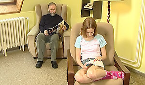 Grandfather seduces his granddaughter's fixture