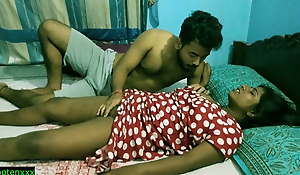 Tamil hot teen romantic sex hither hotel room with Hindi audio