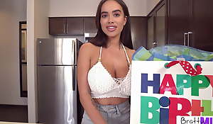 Victoria June Gets Sex Toy And Birthday Sex For Stepson