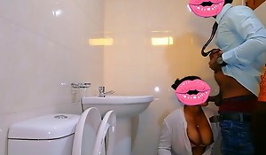 Quick Fuck With A Hot, X-rated Girl in Someone's skin Place Bathroom
