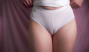 Local Cameltoe Tease In Tight White Tights