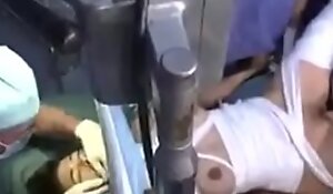 Paralyzed patient receives gangbang wide for doctors